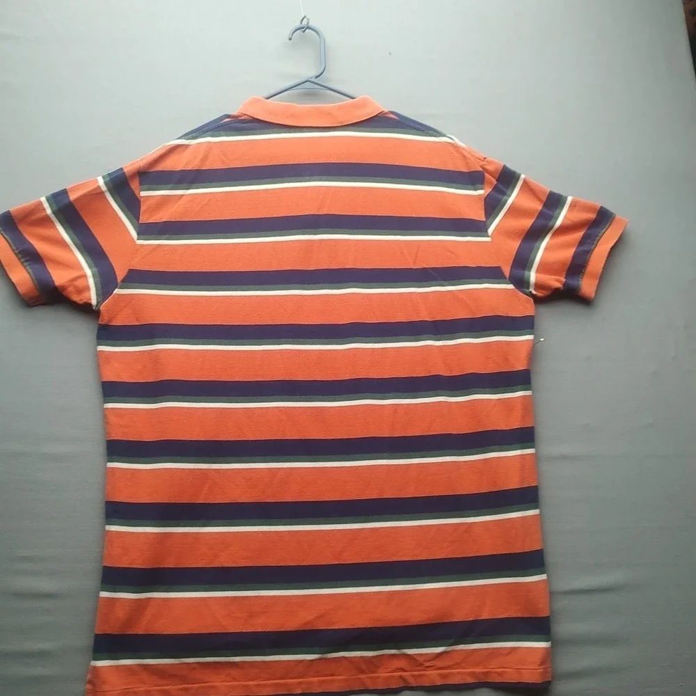 Ralph‎ Lauren Men's Shirt Multicolored Striped Pullover Polo Short Sleeve XL